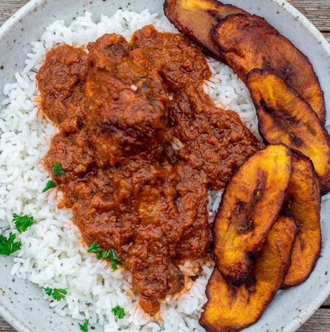 Goat /White Rice Plate