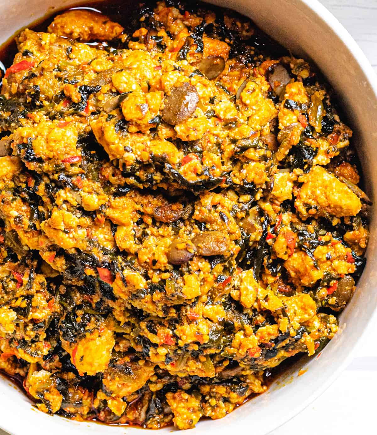 Egusi Soup (meatless)